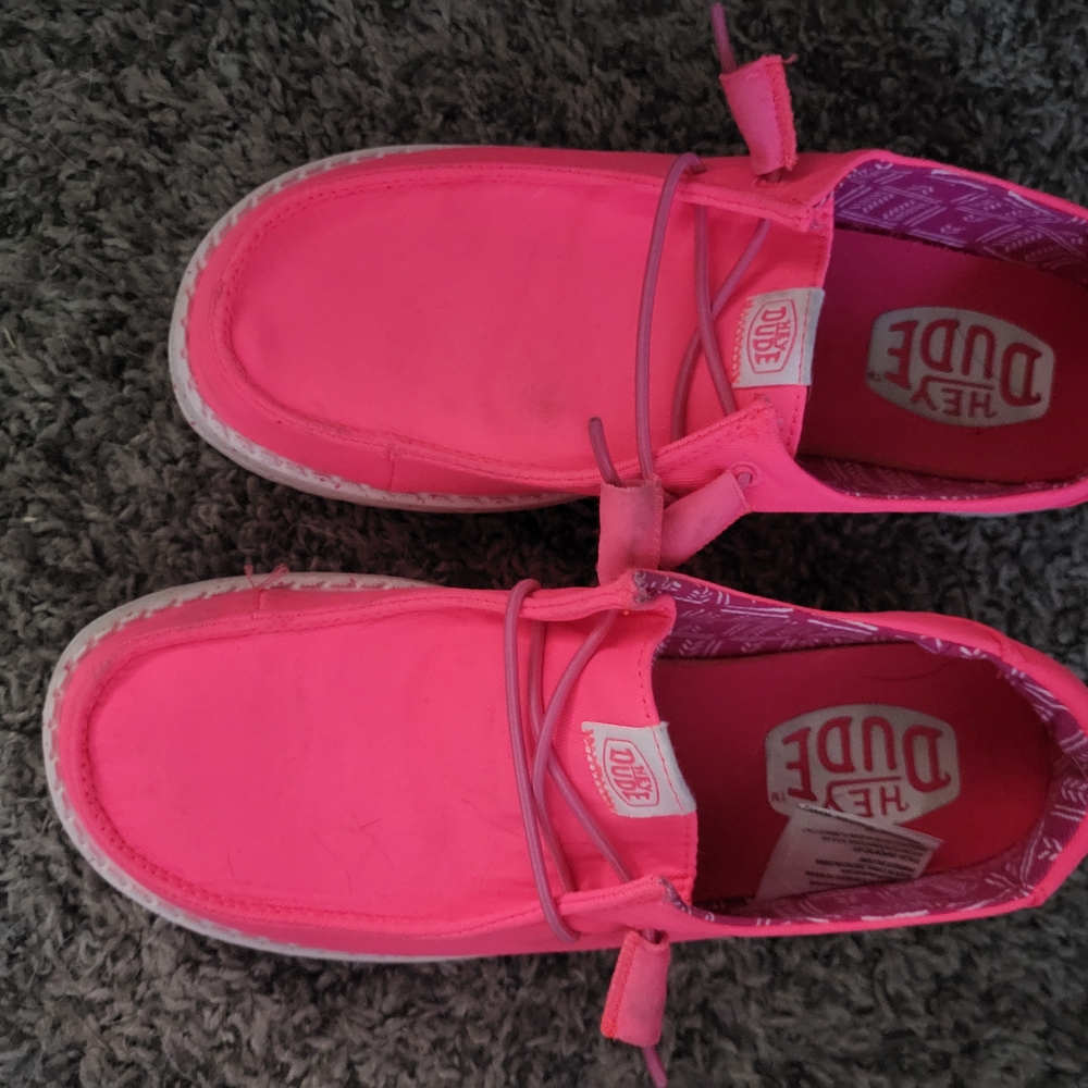 Hey Dude Womens Pink Shoes